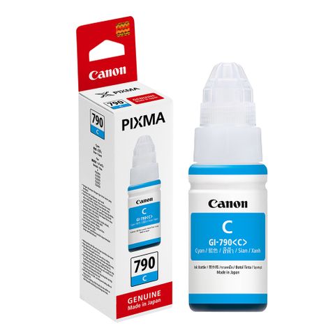 Canon 佳能 GI-790 C 原廠藍色墨水匣(For G系列)適用型號G1010G2010G3010G4010G3000