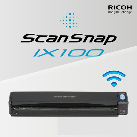 ▼限時降88折▼RICOH ScanSnap iX100 無線型攜帶式掃描器