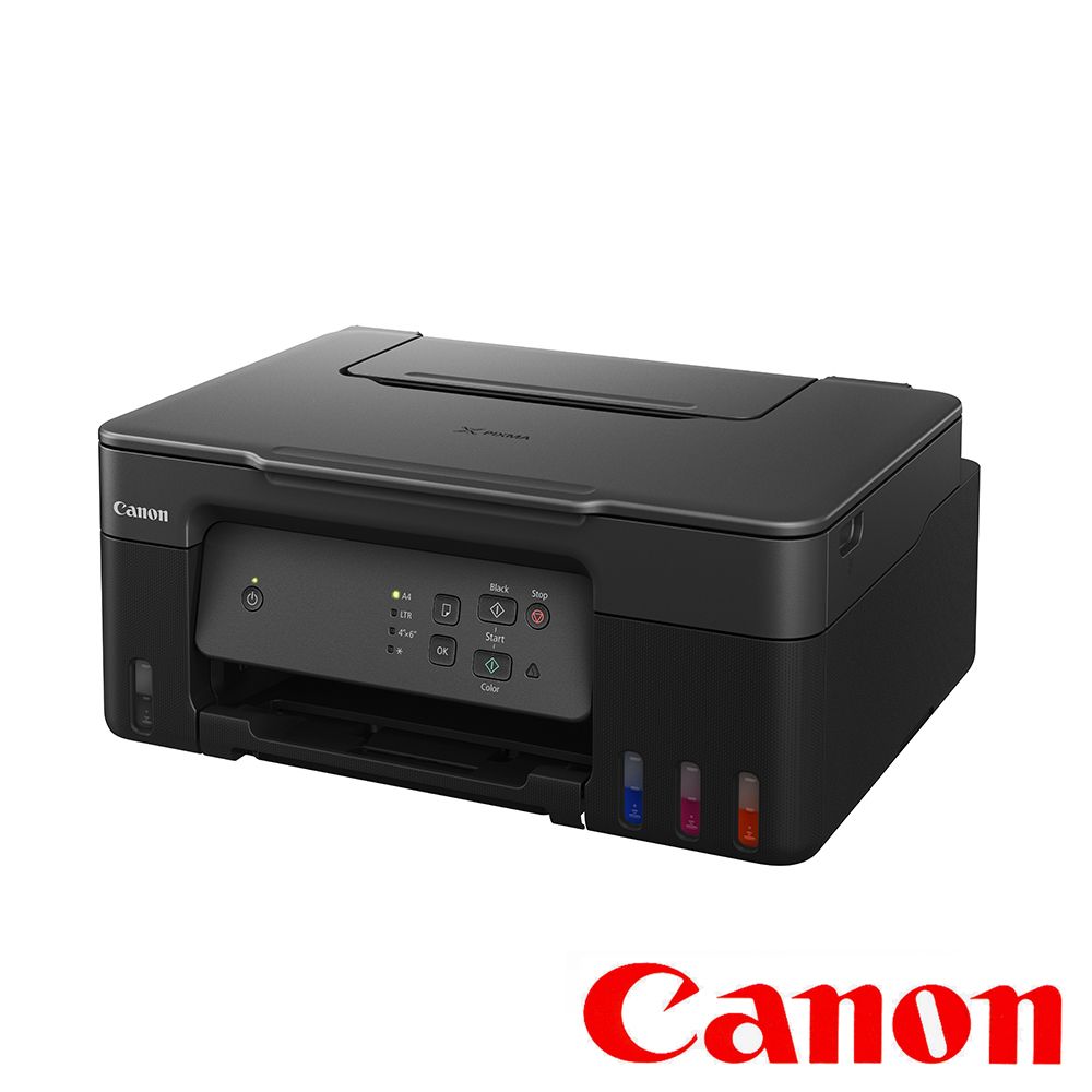 Canon 佳能 【超值組-1機+黑墨】 PIXMA G2730 大供墨複合機 +  GI-71PGBK 原廠黑色墨水 取代G2020