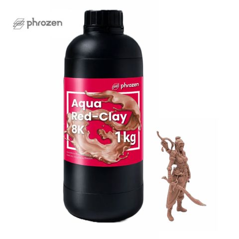 Phrozen 湖水紅陶色模型樹脂, 1KG裝