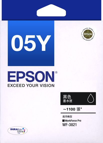 EPSON 愛普生  原廠黑色墨水匣(C13T05Y150)