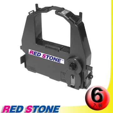 RED STONE for FUJITSU DL3800/ FUTEK F80黑色色帶組(1組6入)