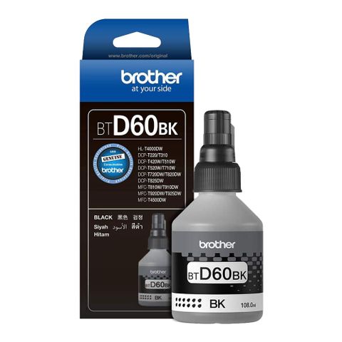 BROTHER 兄弟牌 BTD60BK 原廠高印量黑色墨水