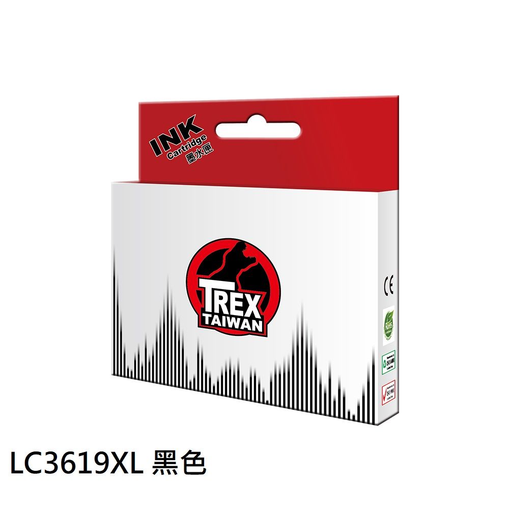  【T-REX霸王龍】Brother 相容墨水匣 LC3619XL 黑色適用MFC-J2330DW/MFC-2730DW/MFC-J3530DW/MFC-J3930DW