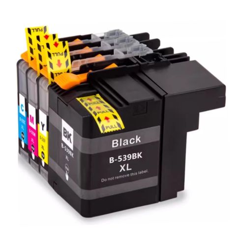 【TC墨水匣】for LC539XL BK+LC535XL C/M/Y 高印量 全新副廠墨水匣 適用 DCP-J100/DCP-J105/MFC-J200