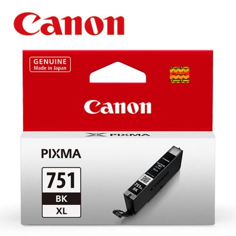 CANON CLI-751XL BK 原廠相片黑高容量XL墨水匣