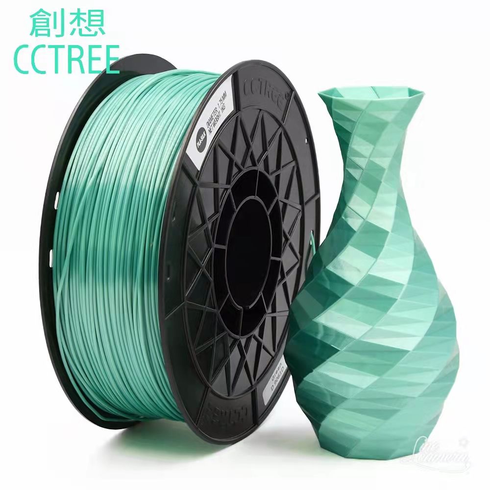 CCTREE  PLA-Silk高光綠色 3D列印線材 1.75mm 1KG