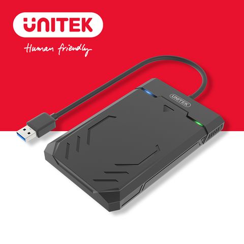UNITEK 2.5吋 USB3.1 GEN1 to SATA6GHDD / SSD 外接硬碟盒(Y-3036)