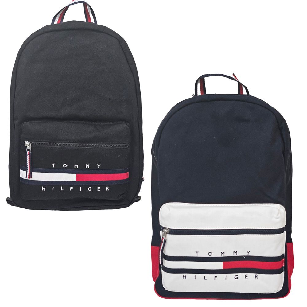 Tommy Hilfiger 男士雙肩包後背包 深藍色/黑色