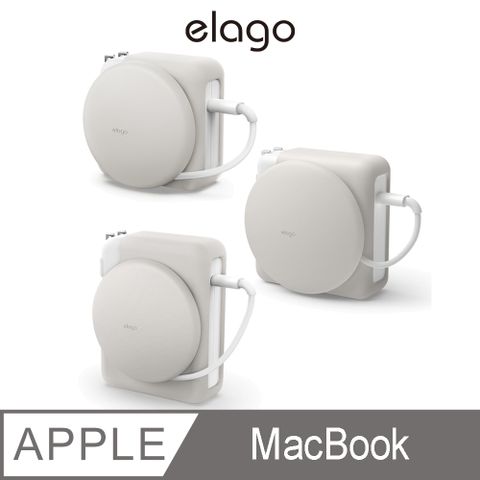 【elago】MacBook電源轉接器保護套(含收線盤)