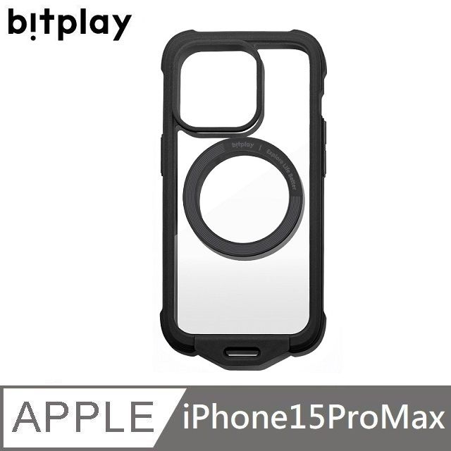 Bitplay   Wander Case 隨行手機殼 MagSafe磁吸 適用 iPhone 15 Pro Max (6.7") - 暗夜黑