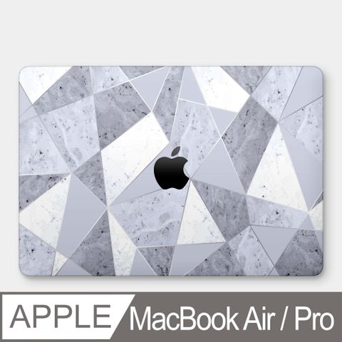 PIXOSTYLE 菱格紋大理石 MacBook Air / Pro 防刮保護殼 RS1392