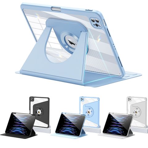 APPLE iPad 11 第11代 11吋 2025 平板電腦保護套 皮套(磁吸支架二合一 可旋轉分拆保護殼 保護套)