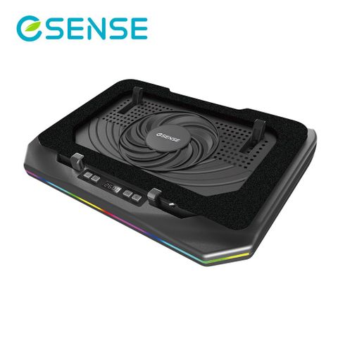Esense T26 疾速降溫渦輪風扇筆電散熱墊