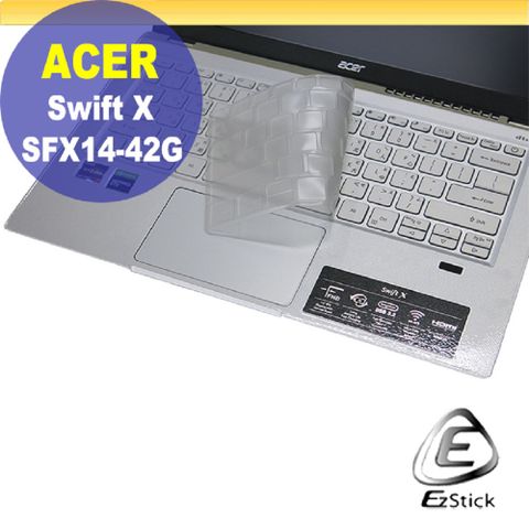 ACER 宏碁 Swift X SFX14-42G 系列適用 奈米銀抗菌TPU鍵盤膜