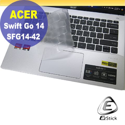 EZstick ACER Swift Go SFG14-41 系列適用 奈米銀抗菌TPU鍵盤膜