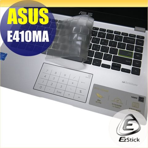 ASUS E410 E410MA 系列適用 奈米銀抗菌TPU鍵盤膜