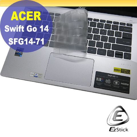 ACER 宏碁 Swift Go SFG14-71 系列適用 奈米銀抗菌TPU鍵盤膜