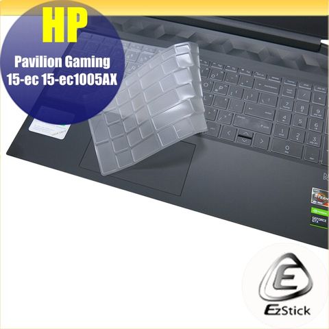 HP Pavilion Gaming 15-ec 15-ec1004AX 15-ec1005AX 15-ec1006AX 15-ec1038AX 15-ec1083AX 系列適用 奈米銀抗菌TPU鍵盤膜