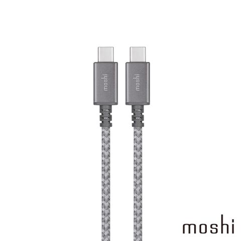 Moshi Integra™ 強韌系列 USB-C to USB-C 耐用編織充電線/傳輸線 (2M)
