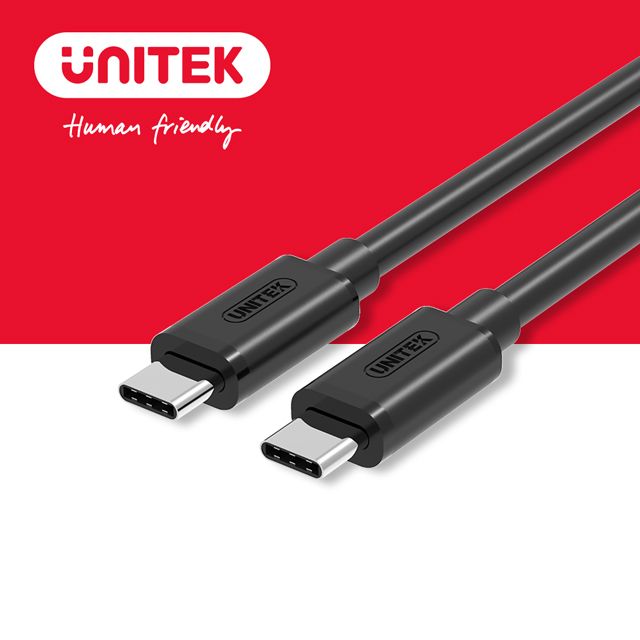 UNITEK 優越者  USB3.1 Type- 充電傳輸線 (Y-C477BK)