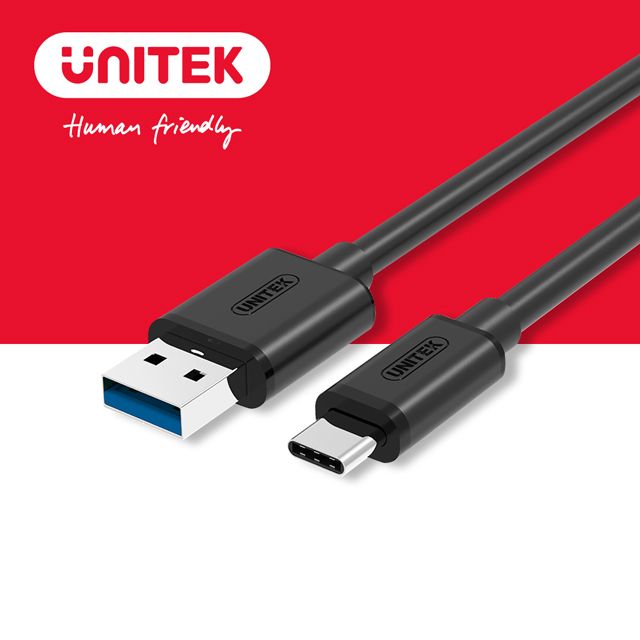 UNITEK 優越者  USB3.1 Type-C轉USB3.0充電傳輸線 (3M) (Y-C14103BK-3M)