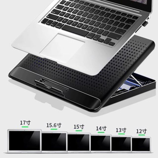  Q5 靜音筆電散熱架/鋁合金/散熱架/筆電支架/USB風扇散熱器/底座/托架/增高架