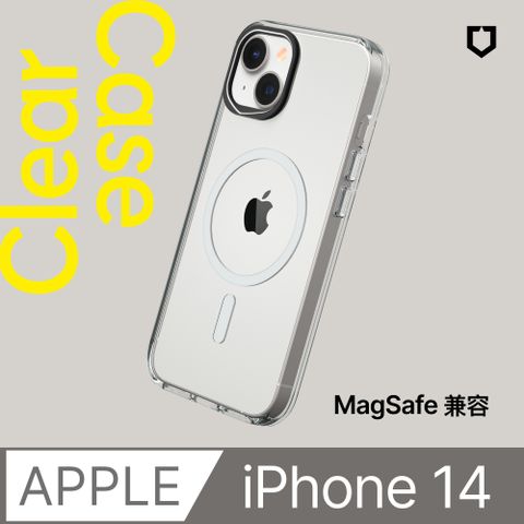 RHINOSHIELD 犀牛盾 Clear 透明防摔手機殼 MagSafe 超強磁吸 適用 iPhone 14 - 6.1吋 - 全透明