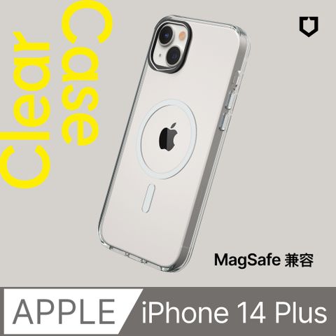 RHINOSHIELD 犀牛盾 Clear 透明防摔手機殼 MagSafe 超強磁吸 適用 iPhone 14 Plus - 6.7吋 - 全透明