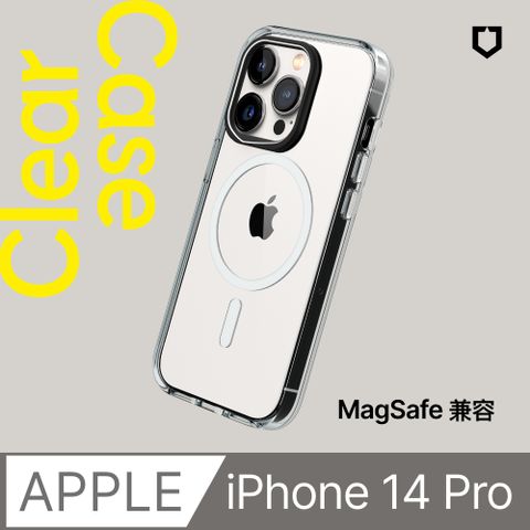 RHINOSHIELD 犀牛盾 Clear 透明防摔手機殼 MagSafe 超強磁吸 適用 iPhone 14 Pro - 6.1吋 - 全透明