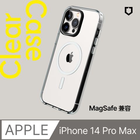 RHINOSHIELD 犀牛盾 Clear 透明防摔手機殼 MagSafe 超強磁吸 適用 iPhone 14 Pro Max - 6.7吋 - 全透明