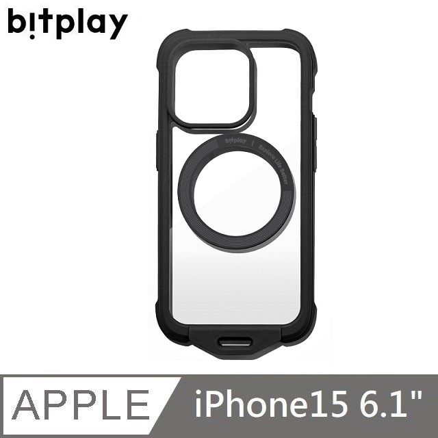 Bitplay   Wander Case 隨行手機殼 MagSafe磁吸 適用 iPhone 15 (6.1") - 暗夜黑