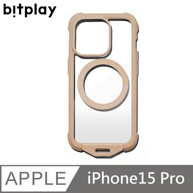 Bitplay   Wander Case 隨行手機殼 MagSafe磁吸 適用 iPhone 15 Pro (6.1") - 奶茶色