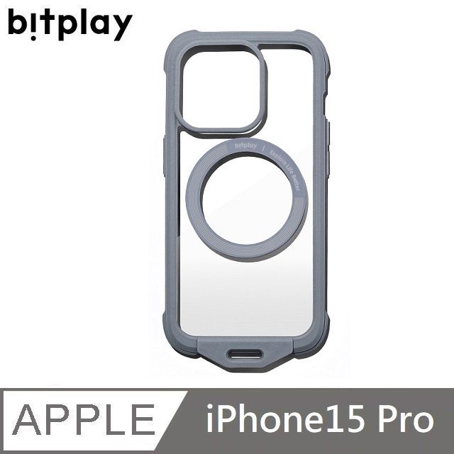 Bitplay   Wander Case 隨行手機殼 MagSafe磁吸 適用 iPhone 15 Pro (6.1") - 深灰藍