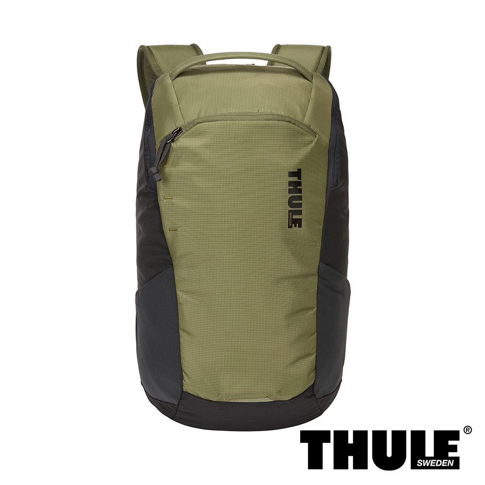 THULE 都樂  EnRoute 14L 電腦後背包13 吋筆電適用-橄欖綠