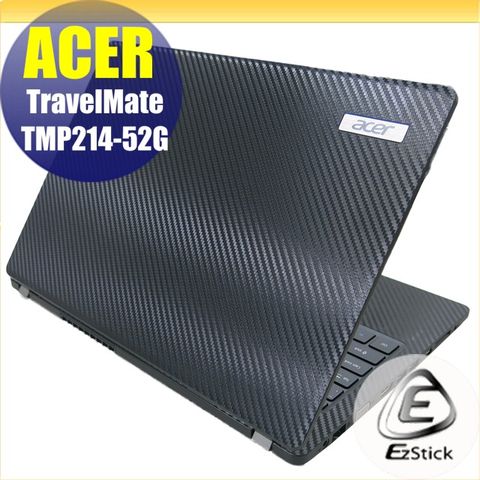 EZstick ACER TravelMate TMP214-52G Carbon立體紋機身保護膜 (DIY包膜)