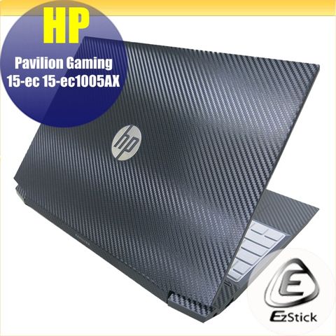 HP Pavilion Gaming 15-ec 15-ec1004AX 15-ec1005AX 15-ec1006AX 15-ec1038AX 15-ec1083AX Carbon立體紋機身保護膜 (DIY包膜)