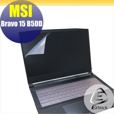 EZstick MSI Bravo 15 B5DD 適用 靜電式筆電LCD液晶螢幕貼 15.6吋寬 螢幕貼