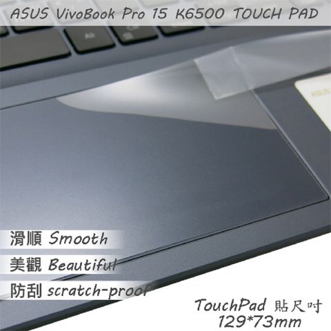 ASUS 華碩 VivoBook Pro 15 K6500 K6500ZC 系列適用 TOUCH PAD 觸控板 保護貼