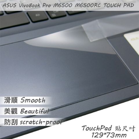 ASUS 華碩 M6500 M6500RC 系列適用 TOUCH PAD 觸控板 保護貼