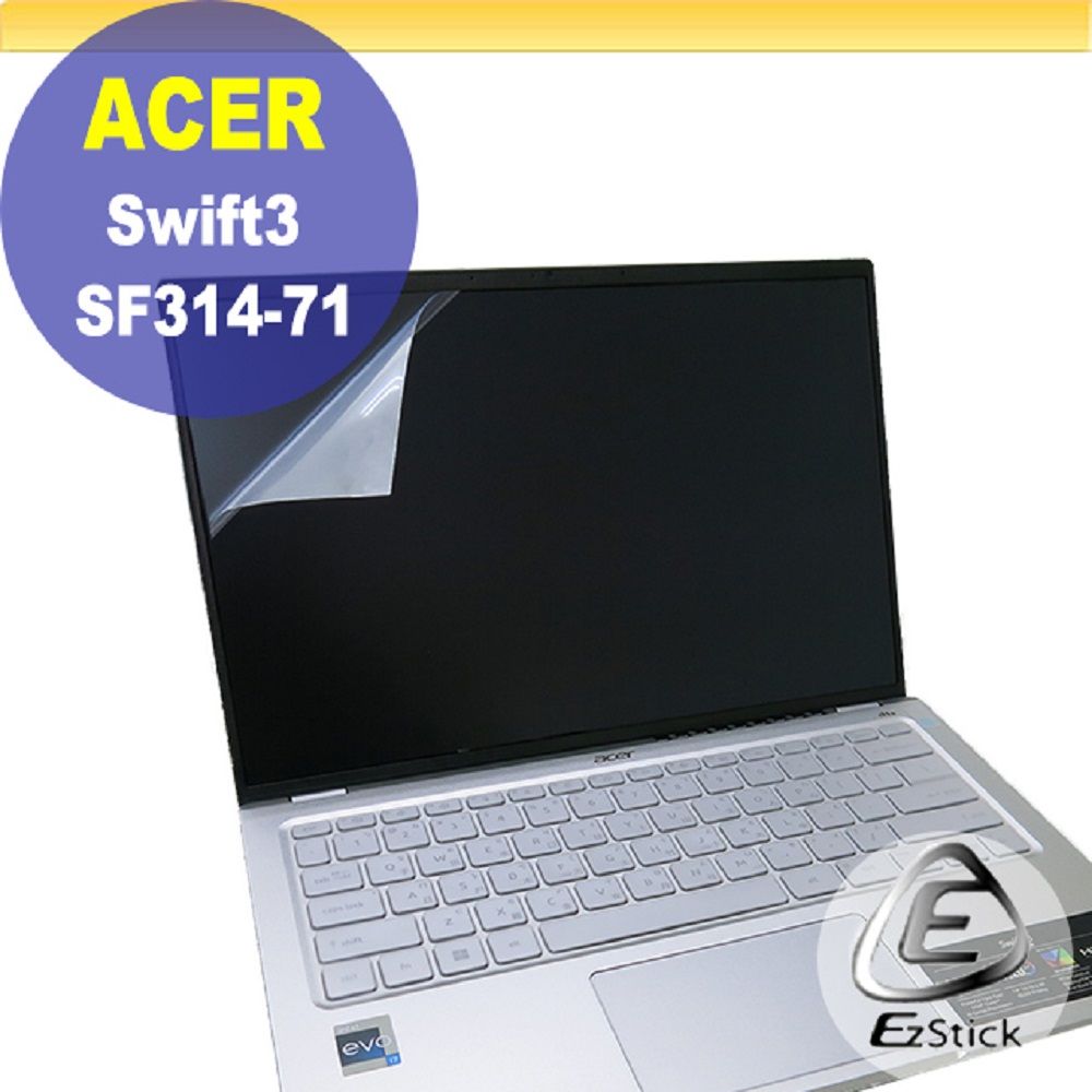 ACER 宏碁  SF314-512 適用 靜電式筆電LCD液晶螢幕貼 14.4吋寬 螢幕貼