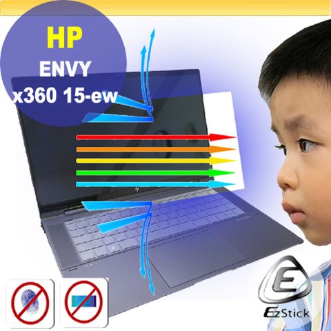 HP 惠普 ENVY X360 15-ew 15-ew0005TX 15-ew0006TX 防藍光螢幕貼 抗藍光 (15吋寬)