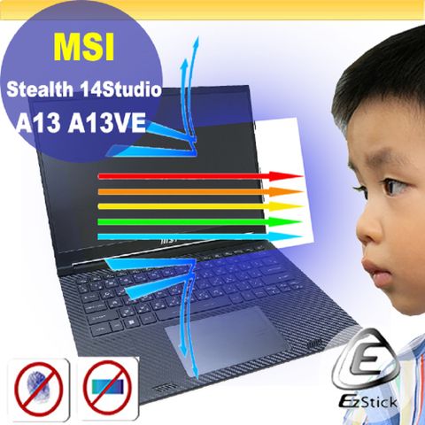 MSI Stealth 14 Studio A13VE 防藍光螢幕貼 抗藍光 (14吋寬 16:10)
