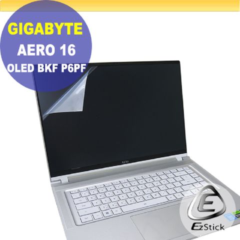 Gigabyte AERO 16 OLED BSF BKF P6PF 適用 靜電式筆電LCD液晶螢幕貼 17吋寬 螢幕貼