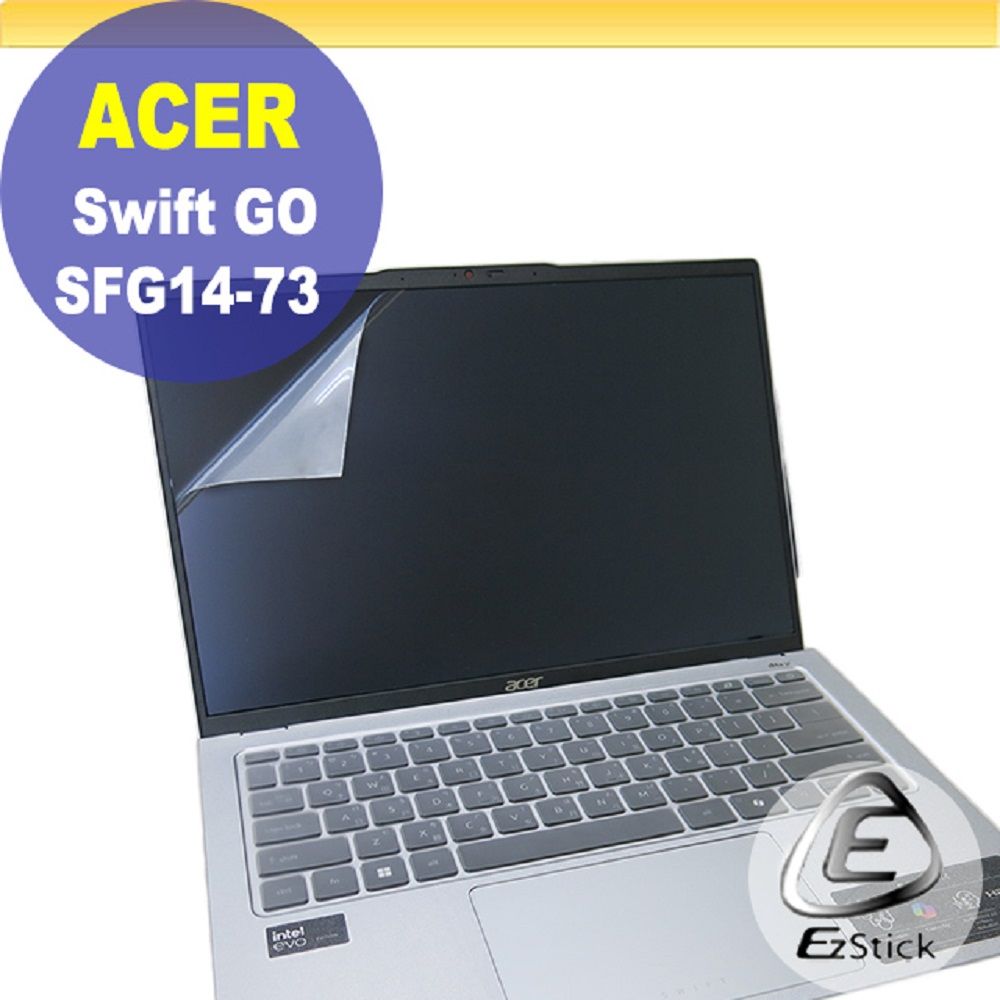 EZstick ACER Swift Go SFG14-73 適用 靜電式筆電LCD液晶螢幕貼 14吋寬 螢幕貼