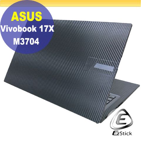 EZstick ASUS M3704 M3704YA 黑色卡夢膜機身貼 (DIY包膜)