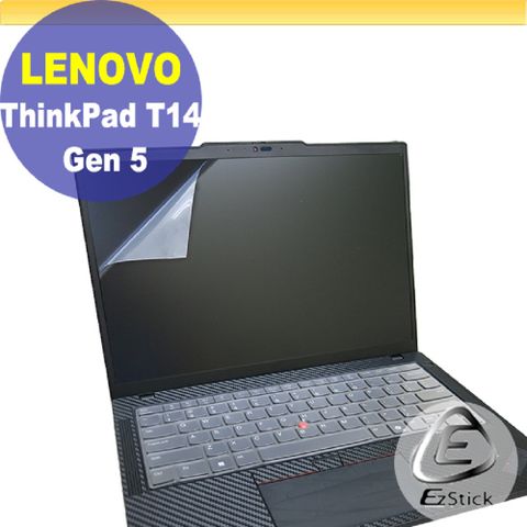 EZstick Lenovo ThinkPad T14 Gen5 靜電式筆電LCD液晶螢幕貼 14.4吋寬 螢幕貼