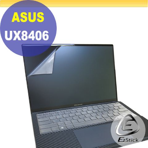 EZstick ASUS UX8406 UX8406MA (二入裝) 靜電式筆電LCD液晶螢幕貼 14吋寬 螢幕貼