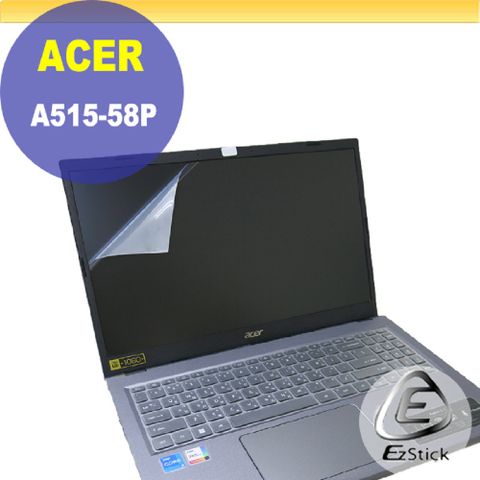 EZstick ACER Aspire 5 A515-58P 適用 靜電式筆電LCD液晶螢幕貼 15吋寬 螢幕貼