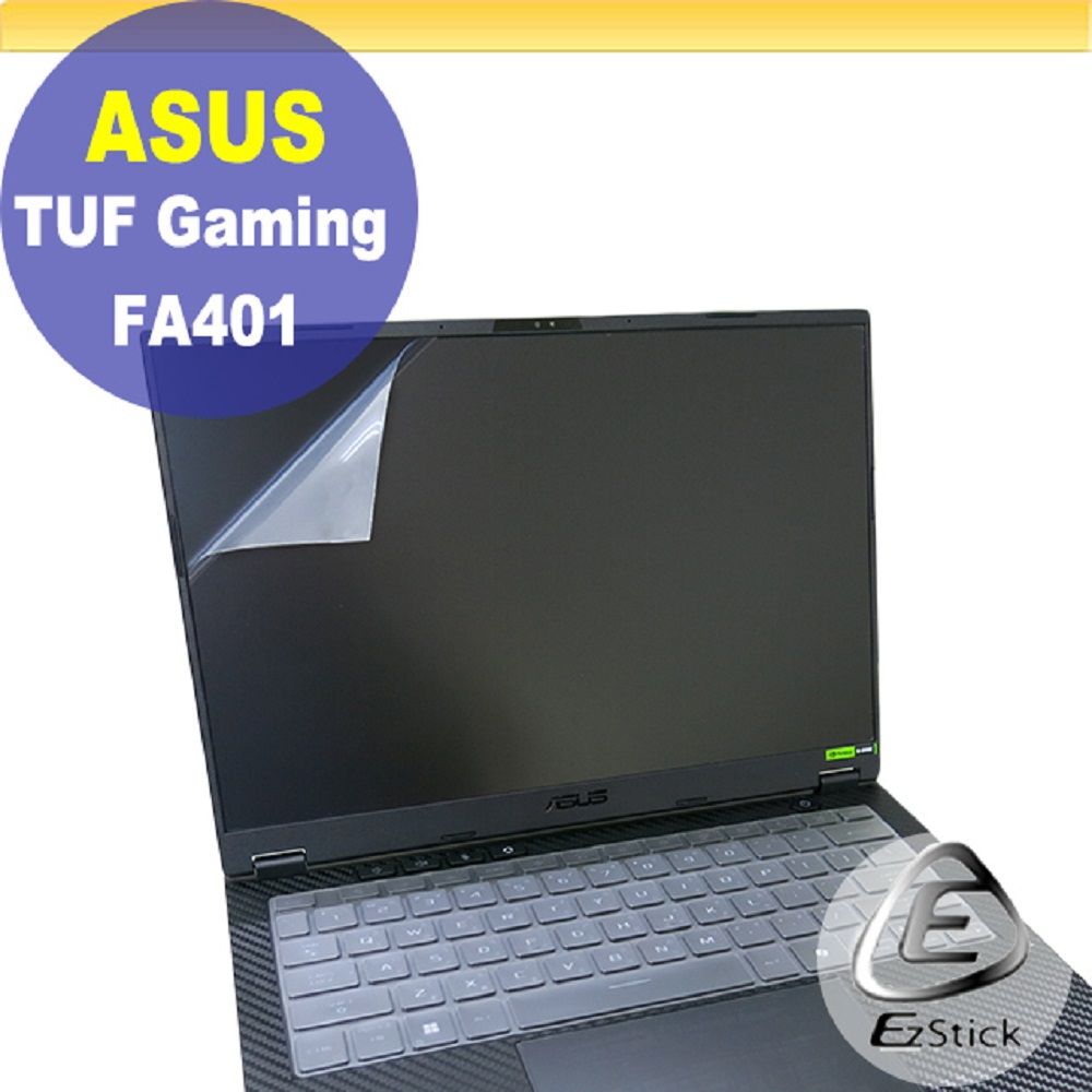 EZstick ASUS FA401 FA401WV  靜電式筆電LCD液晶螢幕貼 14吋寬 螢幕貼